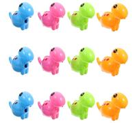 Alipis Lot de 12 Taille-Crayons Manuels Portables en Plastique et Métal Petits Taille-Crayons Colorés pour Étudiants Motif Dessin Animé Dinosaure Fournitures Scolaires Pratiques et