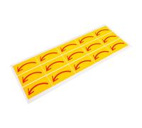 Alipis Lot de 15 Autocollants Fléchés Directionnels Adhésifs Amovibles pour Indication de Direction Panneau de Marquage au Sol Autocollants D’Avertissement pour Bureau École et Usine