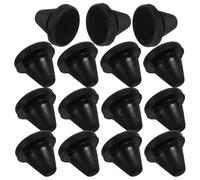 Alipis Lot de 15 Bouchons de Trou en Silicone Noir Antidérapants pour Pieds de Four, Haute Résistance la Chaleur, Garantissant Stabilité et Protection Cuisine