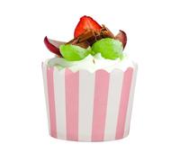 Alipis Lot de 150 Caissettes à Muffins en Papier Résistant à la Chaleur Petites Tailles Rondes Supports à Dessert Antiadhésifs pour Cuisson au Four et Pâtisseries Festives