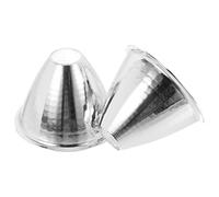 Alipis Lot de 2 Abat-jours pour Projecteur LED 45x32x12mm en Aluminium, Réflecteurs de Lampe Torche pour Éclairage Intérieur et Extérieur, Accessoires pour Lampe de Poche Camping