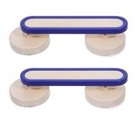 Alipis Lot de 2 barres d'appui à ventouses : poignée de douche portable à ventouses pour la maison, la salle de bain, la fenêtre, la porte, le tiroir, l'armoire, le mini-réfrigérateur