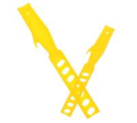 Alipis Lot de 2 Bâtonnets Mélangeurs Manuels pour Peinture à L'huile, en Plastique Réutilisable, Grosse et Petite Taille, Outil Léger et Précis pour Mélange Homogène,