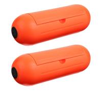 Alipis Lot de 2 Boîtes de Rallonge Électrique Étanches Extérieures Boîtier de Connexion Résistant à L’Eau pour Câbles D’Extension Protection Sécurisée Orange et Vert Usage Jardin et