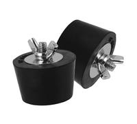 Alipis Lot de 2 Bouchons D'hivernage Piscine PVC 38 Mm INOX pour Trous de Crépine, Accessoires Hivernage pour Pompe et Filtre, Étanches et Résistants au Gel, Usage Extérieur Piscine