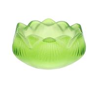 Alipis Lot De 2 Bougeoirs Bouddhistes Exquis en Verre en Forme De Lotus pour Décoration Dautel