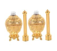 Alipis Lot De 2 Bouteilles d'eau Décoratives en Verre pour Église Médiévale Porte-Eau Bénite Bouteille d'eau Catholique Décorative Religieuse Européenne