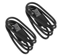 Alipis Lot de 2 Câbles de Charge Magnétique USB 25-8 MM Noirs pour Montre Connectée Compatibles Charge Rapide Matériaux PC et ABS Câble de Chargement pour Accessoires Électroniques