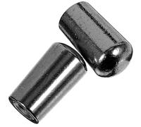 Alipis Lot de 2 Capuchons de Bouton pour Sélecteur de Voies de Guitare Électrique, Embout 3.5 MM en Métal, Filetage Profond, Noir