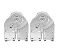 Alipis Lot de 2 Charnières Métalliques 60x23 Mm pour Échelle de Grenier, Acier Inoxydable Résistant la Corrosion, Charnières Multipositions Robustes pour Accessoires D’échelle Pliable