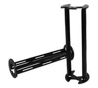 Alipis Lot de 2 Clés à Robinet Multifonction en Acier Renforcé Noir, Clé pour Plomberie en Espaces Restreints, Outil de Réparation pour Évier Encastré et Salle de Bain, pour Installation