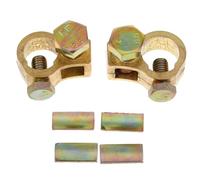 Alipis Lot de 2 Clips de Bornes de Batterie en Cuivre pour Camion Conception Épaissie et Tête Cylindrique, Conductivité et Durabilité pour Batteries de Voiture et Poids Lourd