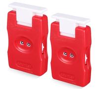 Alipis Lot de 2 Compteurs de Mailles Rouges pour Crochet et Tricot Compteur de Rangs Numérique Compact Accessoires de Tricot Portables pour Débutants et Professionnels