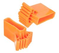 Alipis Lot de 2 Couvre-Pieds en Caoutchouc Antidérapants pour Échelle Pliante Télescopique Protection Sols et Stabilité Accessoires D’Échelle Multifonctions pour Chantier et Usage