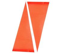 Alipis Lot de 2 Drapeaux de Sécurité Cycliste pour Garçon et Filles 21X42X42 CM Tissu Imperméable Résistant Compatible Tige 6 MM Accessoires de Cyclisme Haute Visibilité pour Balades