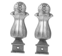 Alipis Lot De 2 Embouts De Clôture Robustes Design Créatif pour Remplacement De Clôture Décorative