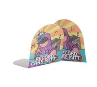 Alipis Lot de 2 gants antistatiques pour disques vinyles avec extracteur de vinyle - Avec design ergonomique pour une protection sans poussière et une prévention des traces de doigts