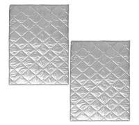 Alipis Lot de 2 Housses de Protection pour congélateur Profond : congélateur Coffre isolé avec Feuille d'aluminium et Aimant, étanche et Pare-Soleil - Mini Protection de réfrigérateur