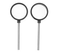 Alipis Lot de 2 lentilles optiques portatives : loupe, lentilles concave et convexe, pour expériences scientifiques en physique et en optique (outil pédagogique).