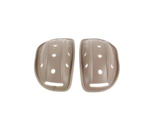Alipis Lot de 2 Mentonnières de Casque Couleur Ivoire, Mentonnière de Protection pour Moto, Vélo Électrique et Skateboard Garçon et Filles, Protection Robuste du Menton pour Sports