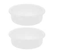 Alipis Lot de 2 Moules Circulaires en Silicone 12,7 Cm pour Résine Époxy, Moules Ronds DIY pour sous-Verres et Plateaux Décoratifs, Outil Polyvalent pour Loisirs Créatifs et Sculpture