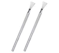 Alipis Lot de 2 Outils de Sculpture en Céramique à 7 Fils Pinceaux à Texture pour Poterie et Argile Aiguille de Modelage Métallique pour Création Artistique et Finition Détaillée