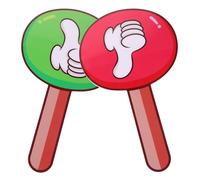 Alipis Lot de 2 Palettes de Vote Portables Double Face PVC et Acier Trempé Format Petit 15X25 CM Accessoire Interactif pour Salle de Classe Fournitures Scolaires Jury d'Enseignants