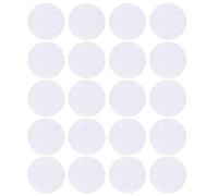 Alipis Lot de 2 Paquets de 50 Filtres Ronds en Coton Blanc 10X1 MM pour Aspirateur Facial Coussinets Filtrants de Rechange Écologiques Accessoires Beauté Antibactérien et Portable