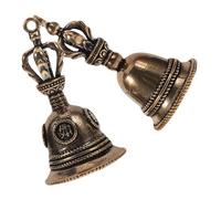 Alipis Lot De 2 Pendentifs Cloches Vintage Porte-clés En Métal Décoratif Rétro, Style Chinois, Accessoires Artisanaux Pour Bracelets Et Décoration Intérieure, Usage Suspendu Créatif