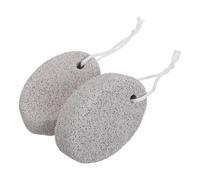 Alipis Lot de 2 Pierres Ponces Pieds, Râpe à Pieds Double Face en Pierre Naturelle Multiporeuse, Exfoliant Doux pour Talons Fendillés, Soin des Peaux Dures et Sèches, Accessoire Pédicure