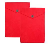 Alipis Lot de 2 Pochettes en Velours Rouge pour Textes Sacrés Bouddhistes et Bible, Étuis de Rangement Spacieux et Solide, Paquet de Protection Style Chinois pour Accessoires