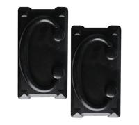 Alipis Lot de 2 Poignées de Tiroir Noires en Métal Anneau de Tirage Vintage Poignées de Meuble Anciennes pour Tiroirs et Armoires Accessoires Décoratifs pour Rénovation Intérieure