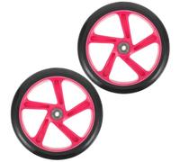 Alipis Lot de 2 Roues de Remplacement en PU pour Scooter, Résistantes à l'usure, Faciles à Installer, sans Entretien, pour Trottinettes et Fauteuils Roulants