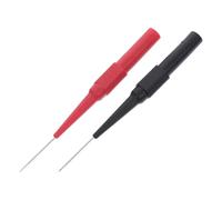 Alipis Lot de 2 Sondes à Aiguille pour Multimètre, Pointes Précises Rouges et Noires, Cordons Isolants Haute Résistance, de Sondes Électriques pour Automobile et Mesures Industrielles