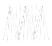 Alipis Lot de 20 Aiguilles à Perler Courbées 0,4-0,7 Mm, Outil pour Fabrication de Bracelets en Perles, Aiguilles à Enfiler les Bijoux, Couture la Main, Kit pour Création de Bijoux