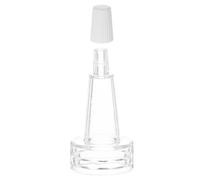 Alipis Lot de 20 bouchons distributeurs de gouttes transparents avec tuyau souple pour dosage précis - Distributeur multi-canaux pour bouteilles de liquide