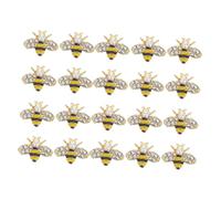 Alipis Lot De 20 Breloques Pour Ongles 3d En Alliage, Forme Abeille, Décoration Nail Art Diy, Accessoires Manucure Pour Amateurs Et Professionnels, Bijoux Nail Art Dorés Scintillants