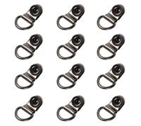 Alipis Lot de 20 Crochets en Alliage Métal pour Lacets de Bottes de Randonnée, Fixation Fiable avec Rivets, Accessoire pour Chaussures de Montagne en Plein Air