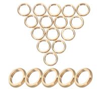 Alipis Lot de 20 Écrous M10 en Laiton Filetage Fin, Rondelles D’étanchéité à Joint D’huile, Accessoires de Fixation pour Lampes de Table et Luminaires, Pièces Détachées Robustes