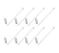 Alipis Lot de 20 Épingles à Poitrine en Cuivre Argenté 50mm pour Accessoires de Bijoux, Design Simple, pour DIY et Rassemblements Familiaux