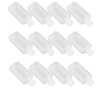 Alipis Lot de 20 Flacons de Voyage en Plastique Transparent 100 ML avec Bouchon Étanche à Clapet Distributeurs Rechargeables pour Gel Lotion Mains et Shampooing pour Activités de