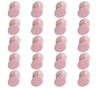 Alipis Lot de 20 Houppettes à Poudre Sèche 45 Mm en Velours et Coton Rondes Couleur Rose Applicateurs de Maquillage Visage pour Poudre Compacte Outils Pratiques pour Se Maquiller
