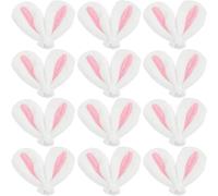 Alipis Lot de 20 Mini Oreilles de Lapin Pinces à Cheveux Oreilles de Lapin en Peluche - Accessoires pour Cheveux pour Femmes Et Filles, Loisirs Créatifs Et Fêtes de Pâques