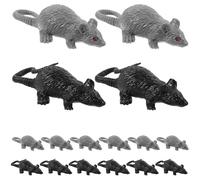 Alipis Lot de 20 Petites Souris Effrayantes pour Halloween, Accessoires de Farces pour Fête d'halloween, Couleurs Assorties