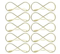 Alipis Lot de 20 Porte-cartes de Table en Métal Acier Carbone Forme Nœud pour Mémo et Message, pour Restaurants et Fêtes