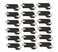 Alipis Lot de 20 Supports PCB Remplaçables à Chaud 635 MM pour Clavier Mécanique Prises Sip Accessoires Informatiques Compatibles pour Échange Rapide D’Axes Fixation 29 MM Adaptée