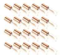Alipis Lot de 20 Tubes de Gloss Vides Rechargeables 12 Ml en Plastique Transparent Mini Flacons de Poche Couleur Or Rose Anti-Fuite pour Huile à Lèvres et Maquillage Voyage