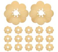 Alipis Lot de 200 Plateaux à Gâteaux Mousse Ronds Dorés en Carton Supports Jetables pour Présentation de Desserts Socles 20 CM Adaptés aux Pâtisseries Anniversaires et Réceptions