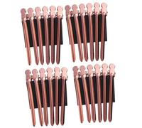 Alipis Lot de 24 Pinces à Cheveux en Acier Inoxydable Or Rose, Clips de Coiffure pour Séparation de Cheveux, Maintien Ferme sans Traces, Accessoires Professionnels pour Salon et Usage