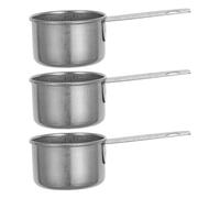 Alipis Lot de 3 Bols à Sauce en Acier Inoxydable 30 Ml Coupelles à Condiments Bols à Accompagnement Pratiques pour Barbecue Repas en Plein Air Cuisine Professionnelle